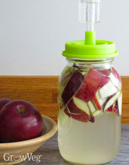 Apple scrapo vinegar