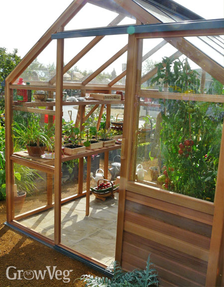 Wooden greenhouse