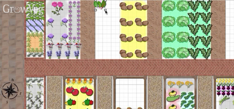 Filling gaps using the Succession Planting feature in the Garden Planner
