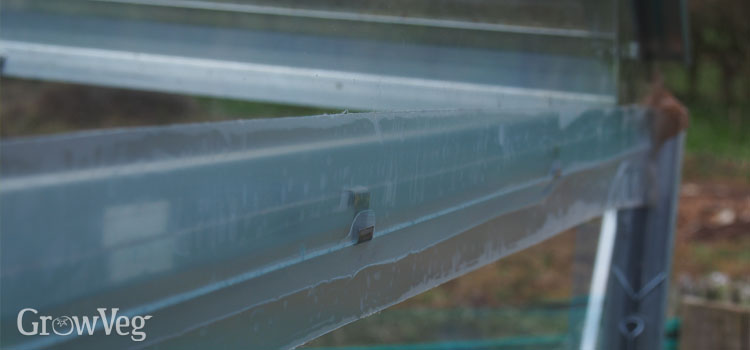 Glazing repair tape holding panes together