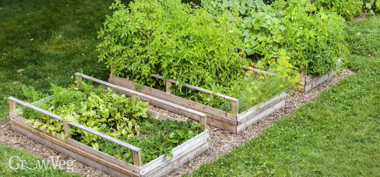 Recycled raised beds