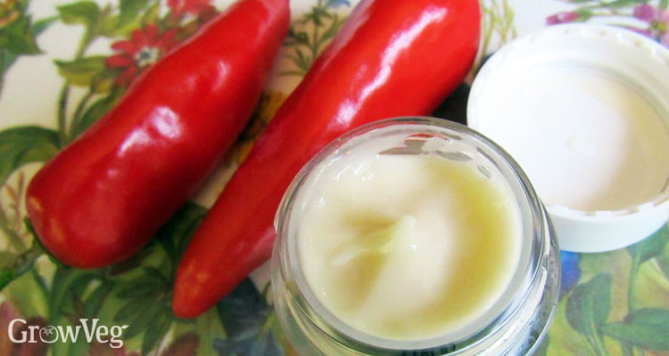 Hot pepper lotion