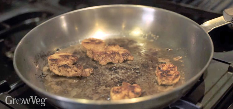 Cooking lion's mane mushrooms