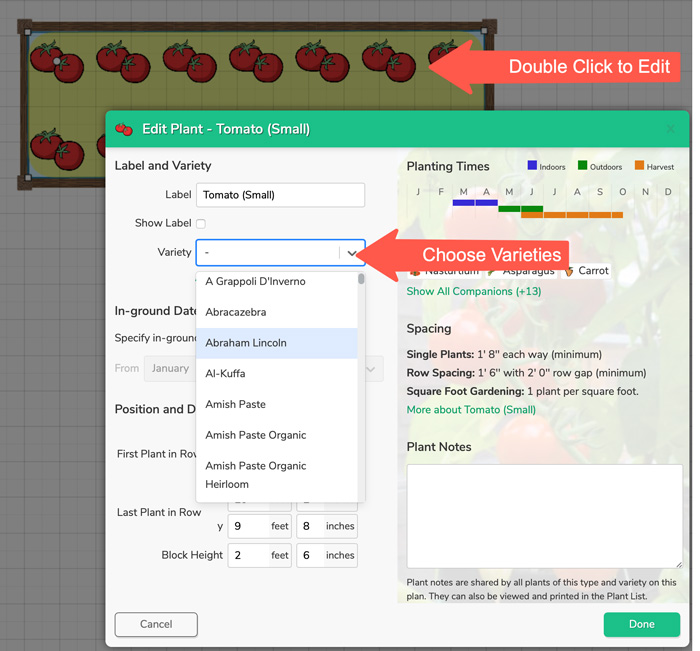 Choosing Plant Varieties