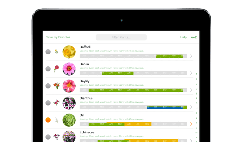Veggie Garden layout Apps